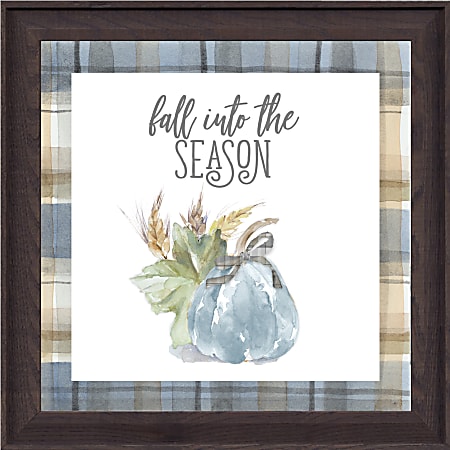 Timeless Frames® Harvest Framed Artwork, 12” x 12”, Fall Into The Season