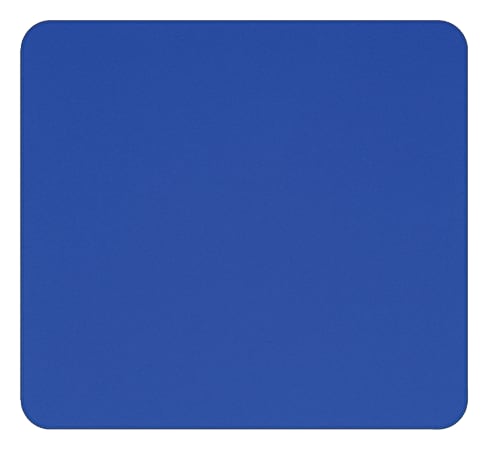 Allsop® Soft Cloth Mouse Pad, 8" x 8-3/4", Blue, 28228