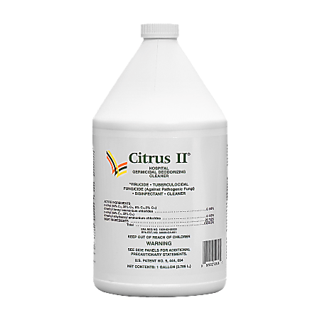 Citrus II® Germicidal Cleaner, 128 Oz Bottle