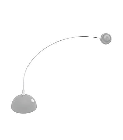 Lumisource Atomic Truffle LED Table Lamp, 22"H, Silver
