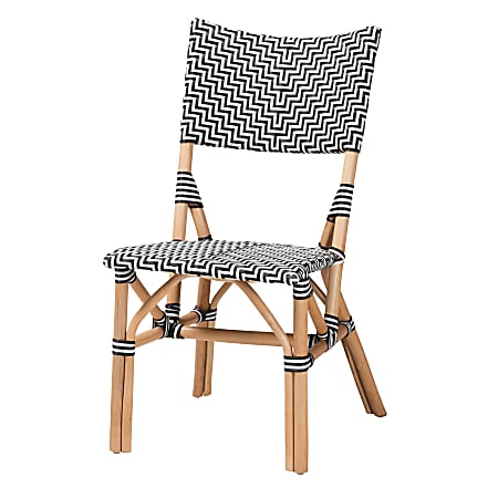 bali pari Wagner Weaving And Natural Rattan Bistro Accent Chair ...