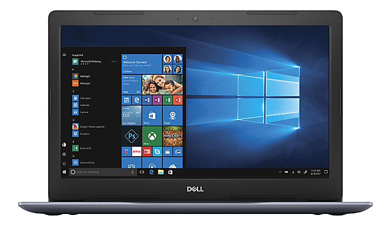 Dell™ Inspiron 5575 Laptop, 15.6" Screen, AMD Ryzen 5, 4GB Memory, 1TB Hard Drive, Windows® 10 Home, Recon Blue, I5575-A410BLU-PUS