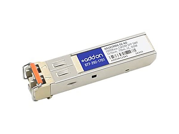 AddOn Avaya/Nortel AA1419066-E6 Compatible TAA Compliant 1000Base-CWDM SFP Transceiver (SMF, 1570nm, 70km, LC, DOM) - 100% compatible and guaranteed to work