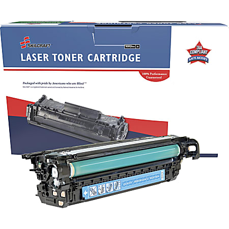 SKILCRAFT Remanufactured Laser Toner Cartridge - Alternative for HP 646X, 646A - Cyan - 1 Each - 12500 Pages