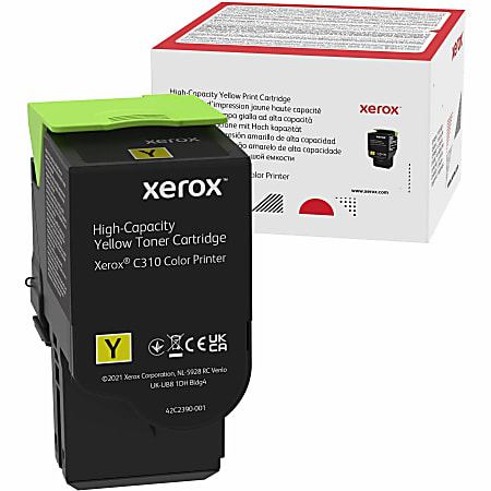 Xerox Genuine Xerox® C310 Color Printer/ C315 Color Multifunction Printer Yellow High capacity Toner Cartridge (5500 Pages) - 006R04367 - 5500 Pages