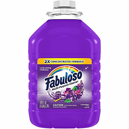 Fabuloso All-Purpose Cleaner - 128 fl oz (4 quart) - Lavender Scent - 4 / Carton - Rinse-free, Residue-free, Long Lasting - Purple Fabuloso All-Purpose Cleaner - 128 fl oz (4 quart) - Lavender Scent - 4 / Carton - Rinse-free, Residue-free, Long Lasting - Purple