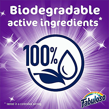 Fabuloso All-Purpose Cleaner - 128 fl oz (4 quart) - Lavender Scent - 4 / Carton - Rinse-free, Residue-free, Long Lasting - Purple Fabuloso All-Purpose Cleaner - 128 fl oz (4 quart) - Lavender Scent - 4 / Carton - Rinse-free, Residue-free, Long Lasting - Purple