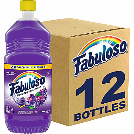 Fabuloso All-Purpose Cleaner - 33.8 fl oz (1.1 quart) - Lavender Scent - 1 Each - Rinse-free, Residue-free, Long Lasting - Lavender