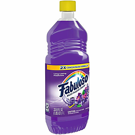 Fabuloso All-Purpose Cleaner - 33.8 fl oz (1.1 quart) - Lavender Scent - 1 Each - Rinse-free, Residue-free, Long Lasting - Lavender