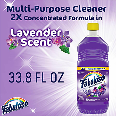 Fabuloso All-Purpose Cleaner - 33.8 fl oz (1.1 quart) - Lavender Scent - 1 Each - Rinse-free, Residue-free, Long Lasting - Lavender