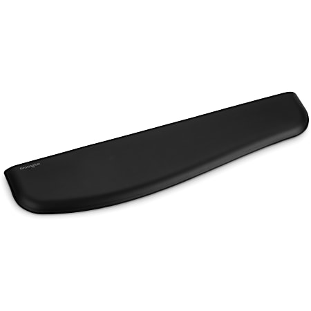 Kensington ErgoSoft Wrist Rest for Slim Keyboards, 0.39"H x 17"W x 3.98"D, Black, Gel, Rubber, Keyboard, 1, TAA Compliant