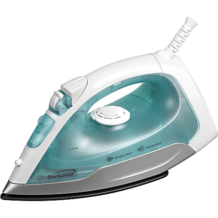 Brentwood Steam Iron Dry Spray Funtion White - Silver, White