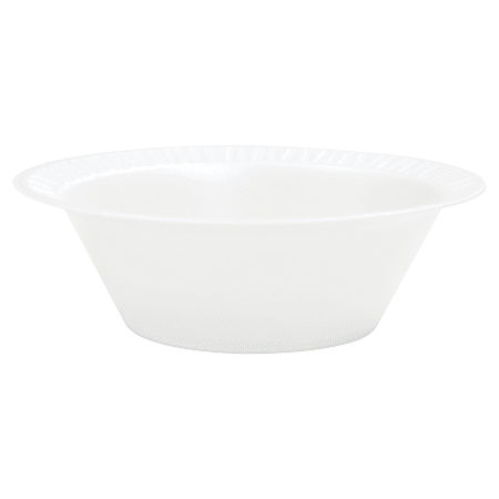 Dixie Ultra® Concorde Foam Bowls, 12 Oz, White, 25 Bowls Per Pack, Carton Of 1,000 Packs