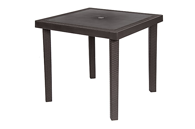 Inval Piece Table And Chair Set Espresso Office Depot