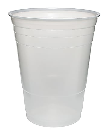 Dart Conex Plastic Cold Cups, 16 Oz, Translucent, Case Of 1,000