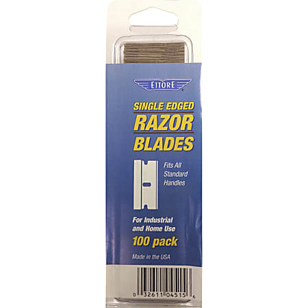 Ettore Pocket Scraper Single-edge Blade - Durable - Carbon Steel - 1 Each Ettore Pocket Scraper Single-edge Blade - Durable - Carbon Steel - 1 Each