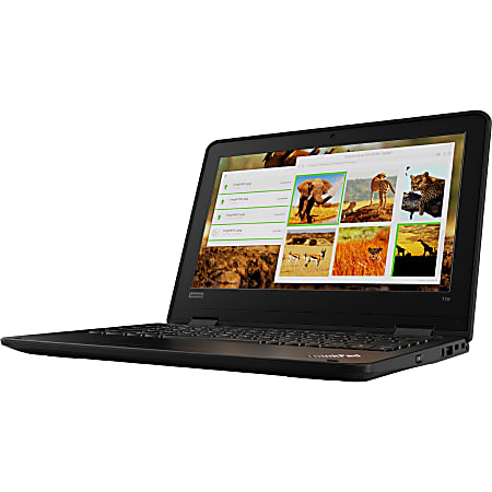 Lenovo ThinkPad 11e 5th Gen 20LQS04200 11.6" Netbook - HD - 1366 x 768 - Intel Celeron N4120 Quad-core 1.10 GHz - 4 GB RAM - 128 GB SSD - Black - Windows 10 Pro - Intel UHD Graphics 600 - 13.90 Hour Battery Run Time