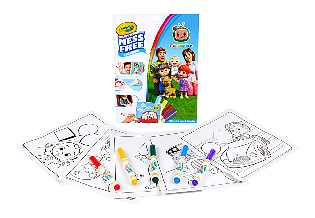 Color Wonders Coloring Pad & Markers - Cocomelon by Crayola at