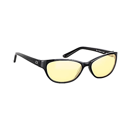 Gunnar Optiks Joule Full Rim Advanced Computer Glasses, Onyx Frame, Amber Lens, JOU-00101