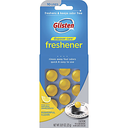 Glisten Disposer Care Freshener - Tablet - 0.81 oz - 10 / Pack Glisten Disposer Care Freshener - Tablet - 0.81 oz - 10 / Pack