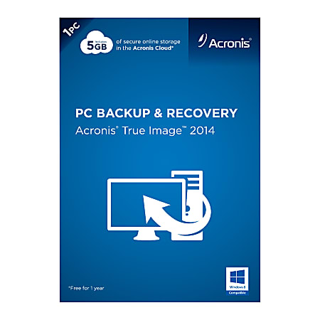 Acronis® True Image 2014, Traditional Disc