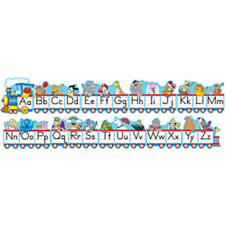 Carson-Dellosa Bulletin Board Set — Alphabet Train