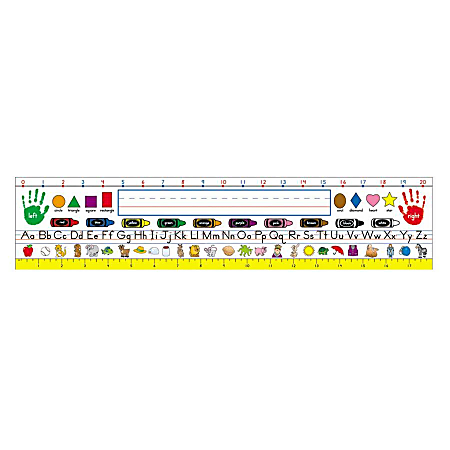 Carson Dellosa Education Primary Grades Desk Reference Guide - Rectangle Containing Alphabet, 8, 10 Shape - CD2071