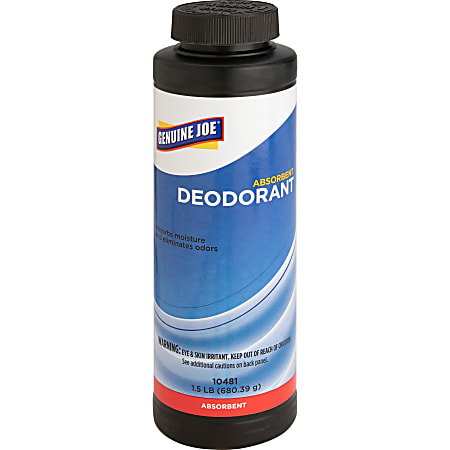 Genuine Joe Deodorizing Absorbent - 24 oz (1.50 lb) - Easy to Use, Absorbent, Caustic-free, Deodorant, Deodorize, Case of 12 - 10481