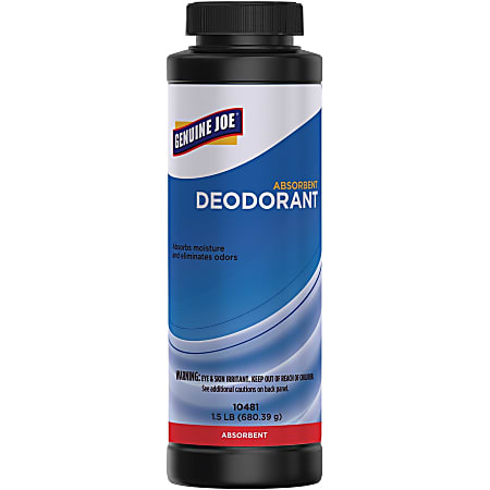 Genuine Joe Deodorizing Absorbent - 24 oz (1.50 lb) - 1 Bottle - Easy to Use, Absorbent, Caustic-free, Deodorant, Deodorize, Non-corrosive, No-mess, Non-hazardous - Light Brown