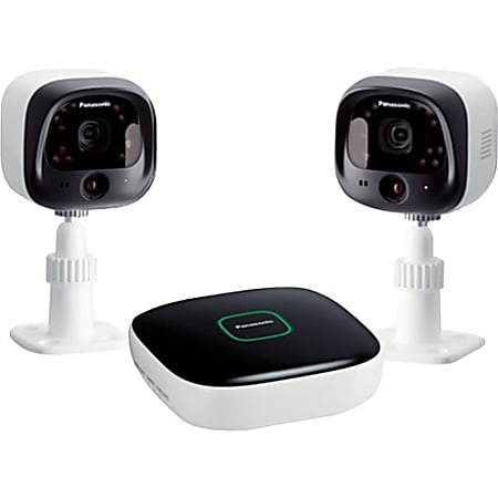 Panasonic DIY Indoor/Outdoor Home Surveillance Camera Kit