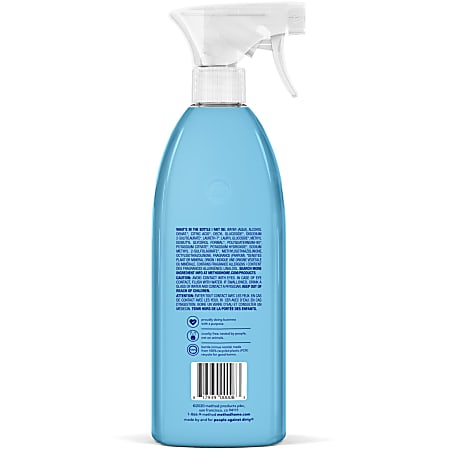 Method Daily Shower Spray Cleaner - 28 fl oz (0.9 quart) - Eucalyptus Mint Scent - 8 / Carton - Pleasant Scent, Non-toxic, Disinfectant - Blue