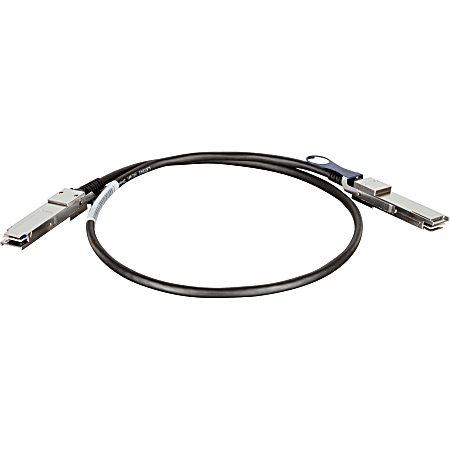 D-Link 1 Meter 40G Passive QSFP+ Twinaxial Direct Attach Cable - 3.28 ft Twinaxial Network Cable for Network Device - First End: 1 x QSFP+ Network - Second End: 1 x QSFP+ Network