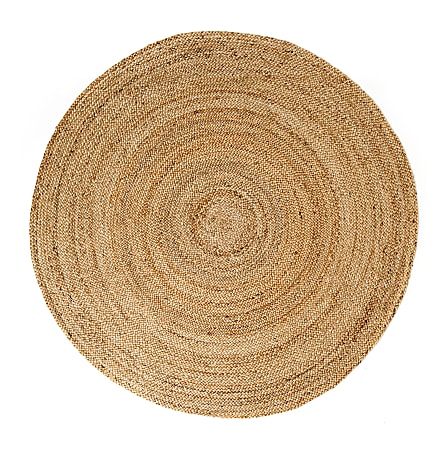 Anji Mountain Kerala Natural Jute Rug, 6', Tan