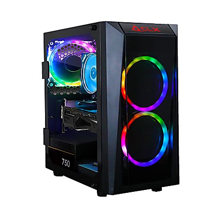 CLX SET TGMSETRTM0B00BM Gaming Desktop PC, AMD Ryzen 5, 16GB Memory, 2TB Hard Drive/240GB Solid State Drive, Windows® 10 Home