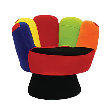 Plush hand outlet chair