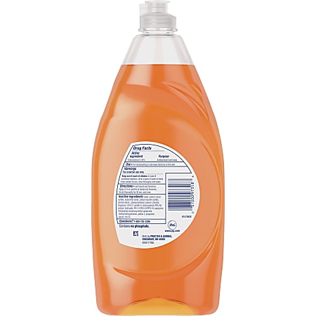 Dawn Ultra Antibacterial Dish Soap - 28 fl oz (0.9 quart) - Citrus Scent - 8 / Carton - Antibacterial, Residue-free, Streak-free - Orange