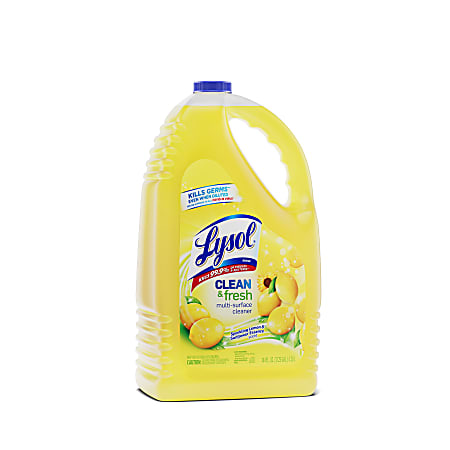 Lysol CleanFresh Lemon Cleaner For Multi Surface 144 fl oz 4.5 quart ...
