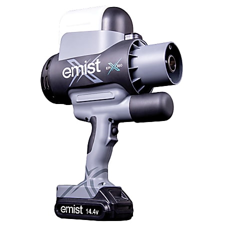 Emist Epix360 Electrostatic Sprayer, 8 Oz, Gray/Black