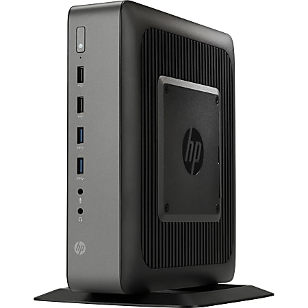 HP t620 PLUS Thin Client, AMD G-Series, 4GB Memory, 16GB Solid State Drive, AMD Radeon HD 8400E, 7P DisplayPort VGA Network