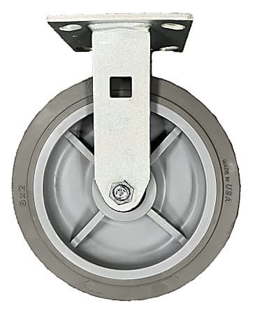 CSL Poly Caster, Rigid, 8", Gray, 1 Caster