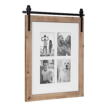 Kate and Laurel Cates Collage Frame, 16x20, Rustic Brown