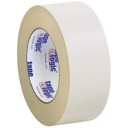 Tape Logic® Double-Sided Masking Tape, 3" Core, 2" x 36 Yd., Tan, Case Of 24
