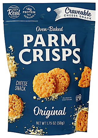 ParmCrisps Protein Crisps, Original Parmesan, 1.75 Oz, Total Qty 12