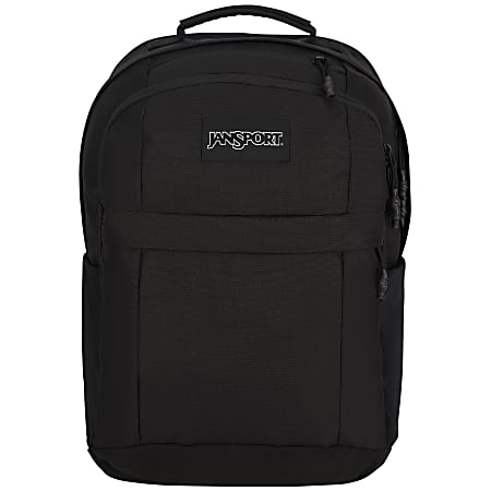JanSport Landings Pack With 15” Laptop Pocket, 100% Recycled, Black