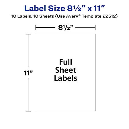 Avery 22512 Shipping Labels - Office Depot