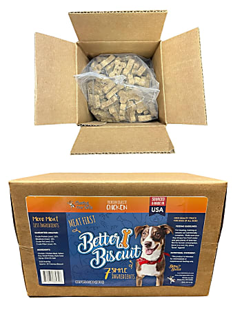 Chasing Our Tails Better Biscuit Chicken Crunchy Dog Treats, 2-lb Jar