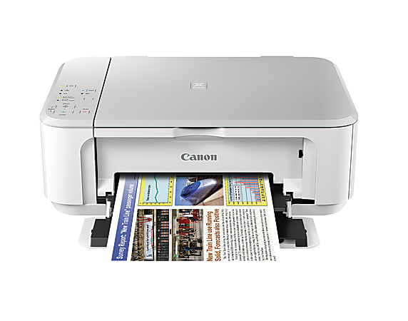 Canon® PIXMA™ MG3620 Wireless Inkjet Color Printer, White