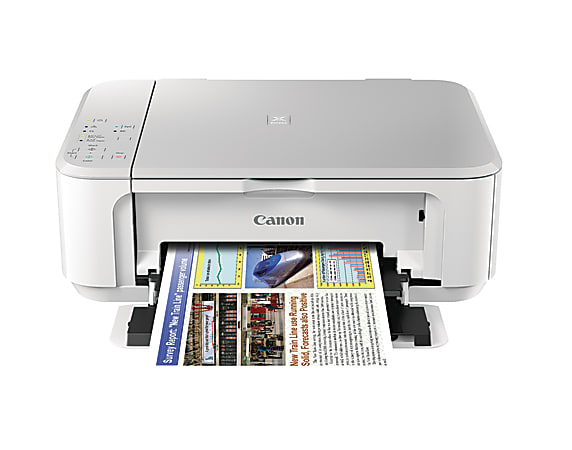 Canon PIXMA Wireless Color Printer White - Depot