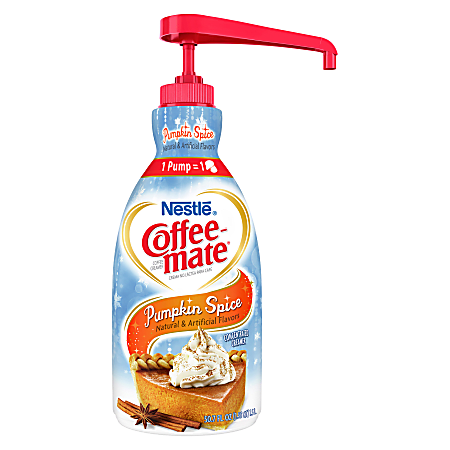 Nestlé® Coffeemate Concentrated Pumpkin Spice Liquid Creamer, 50.7 Fl Oz