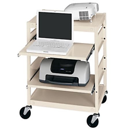 Bretford® All-In-One Computer Stand, Putty/Beige